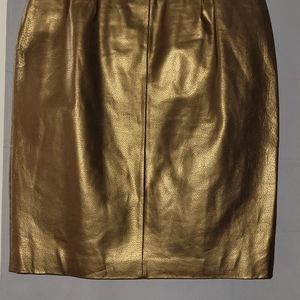 Women's leather skirt